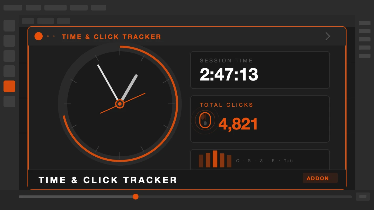 Time & Click Tracker