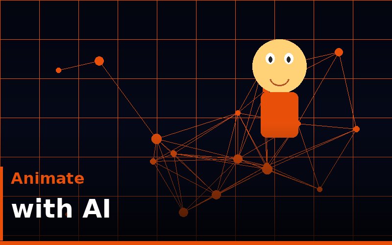 AI-based animation workflow diagram for beginners