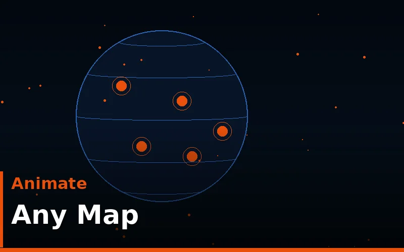 Animated map example created with simple tools — no complex software needed