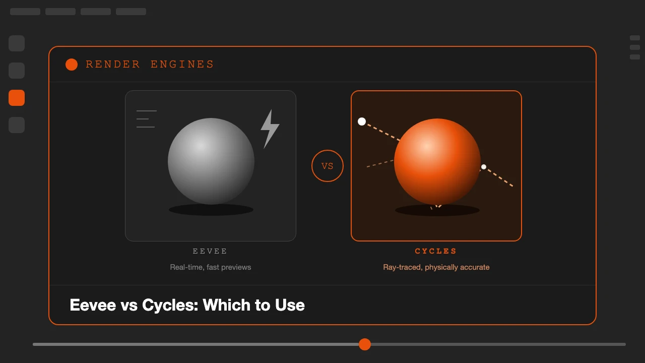 Eevee vs Cycles in Blender: which render engine to use when